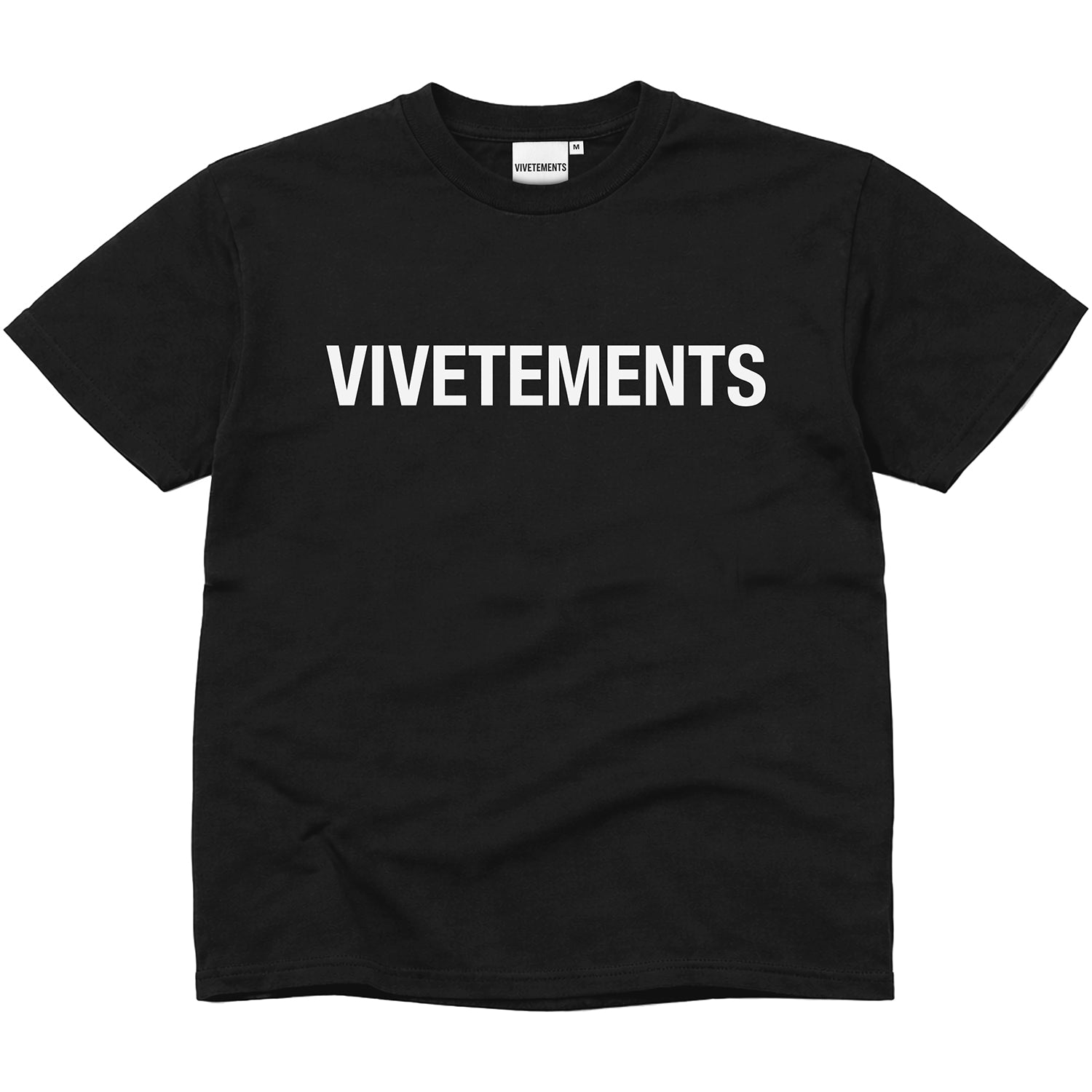 VIVETEMENTS LOGO TEE (Black)